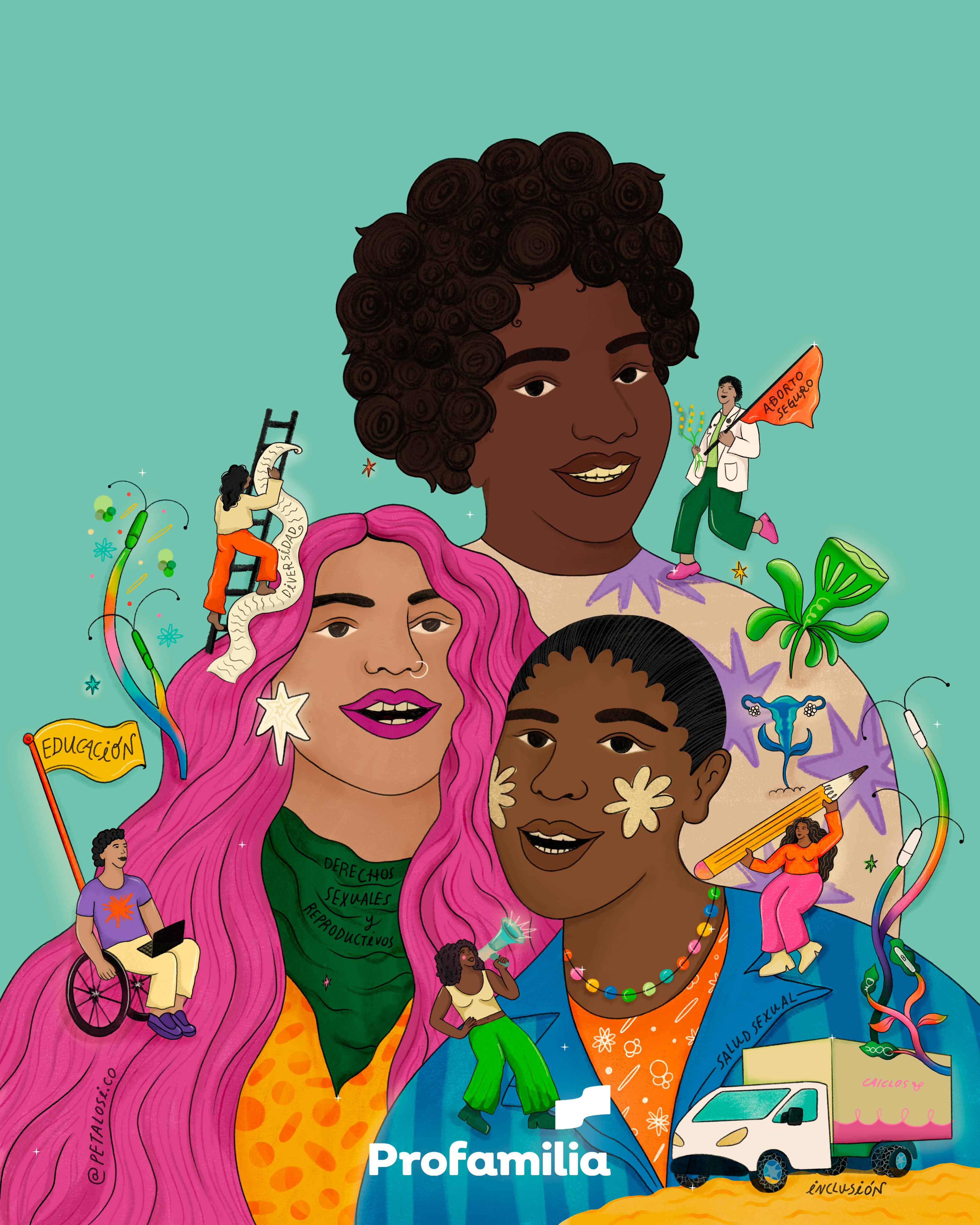 Ilustración para Profamilia
