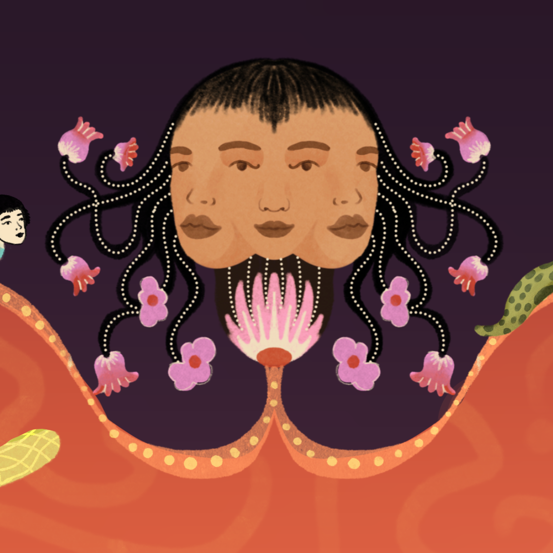 Ilustración Petalosi de mujeres
