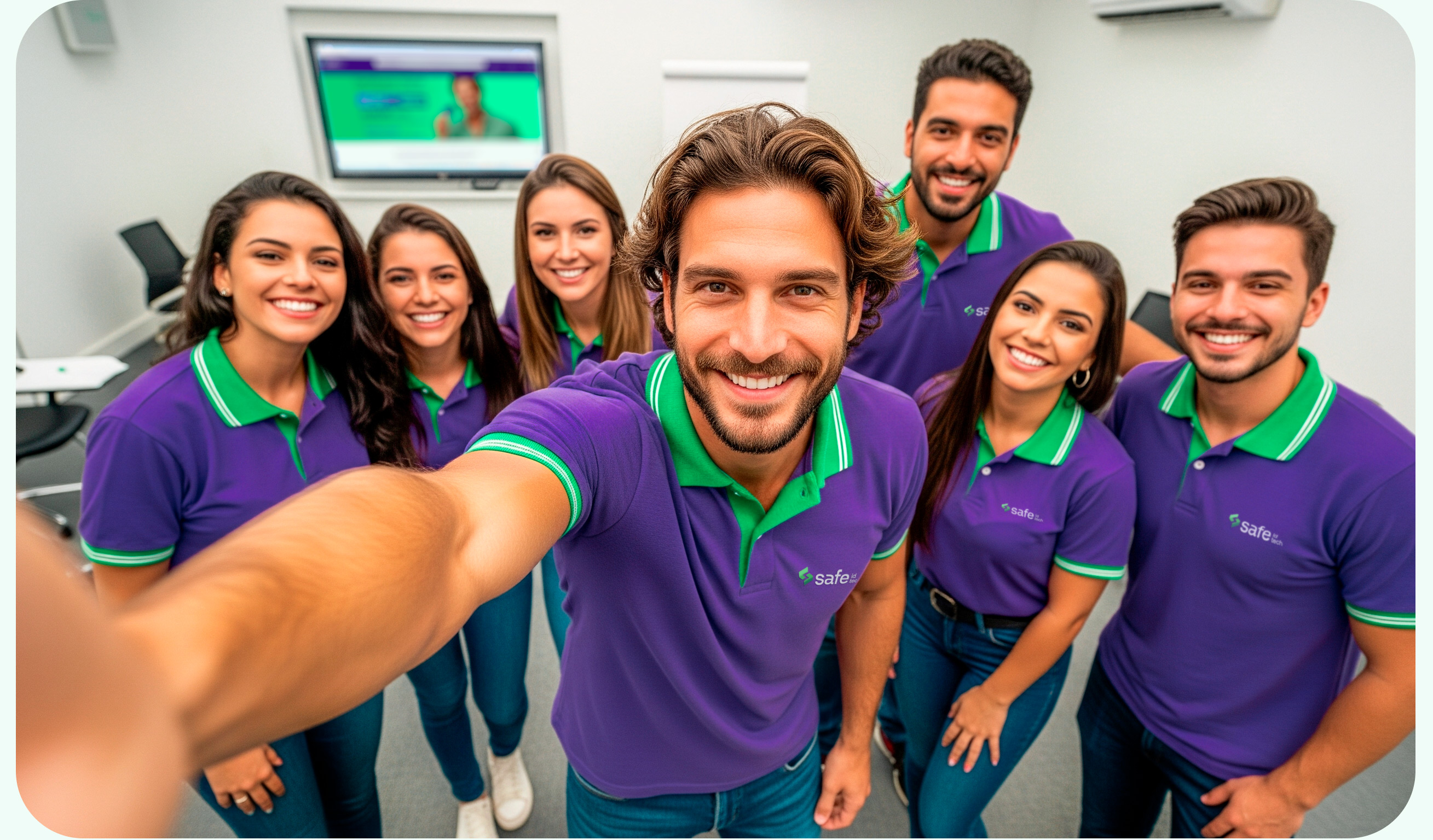 Equipe dedicada ao atendimento humanizado
