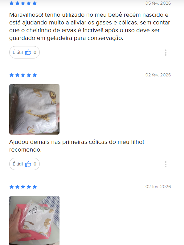 bolsa sementes natural bebe dor de barriga