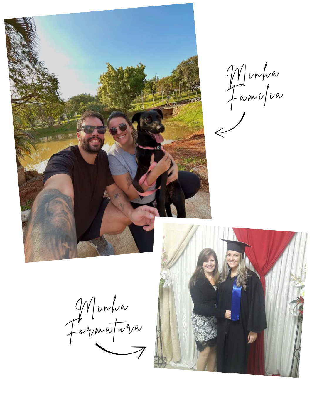 Nathalia, Matheus e Maya, a família por trás da Serena Wear.