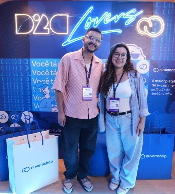 Lucas e Nathalia, fundadores da Serena Organização