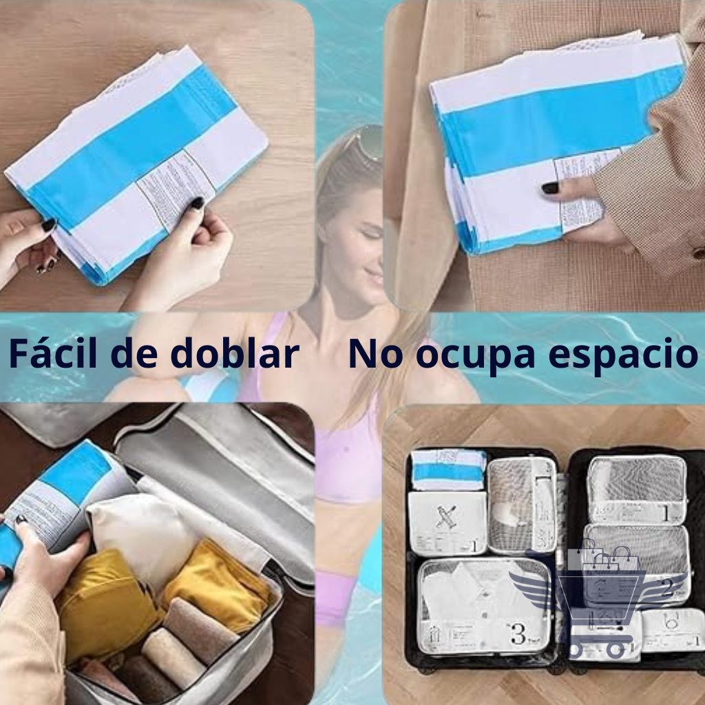 Hamaca inflable plegada