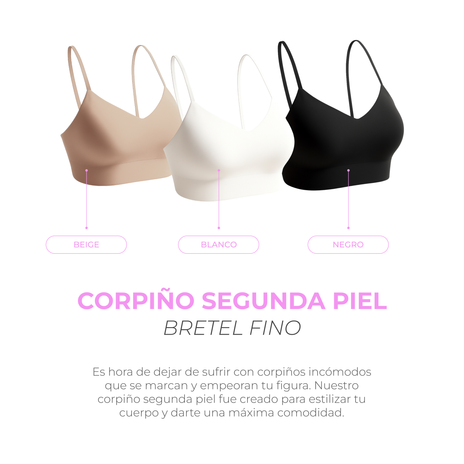 Corpiño Segunda Piel