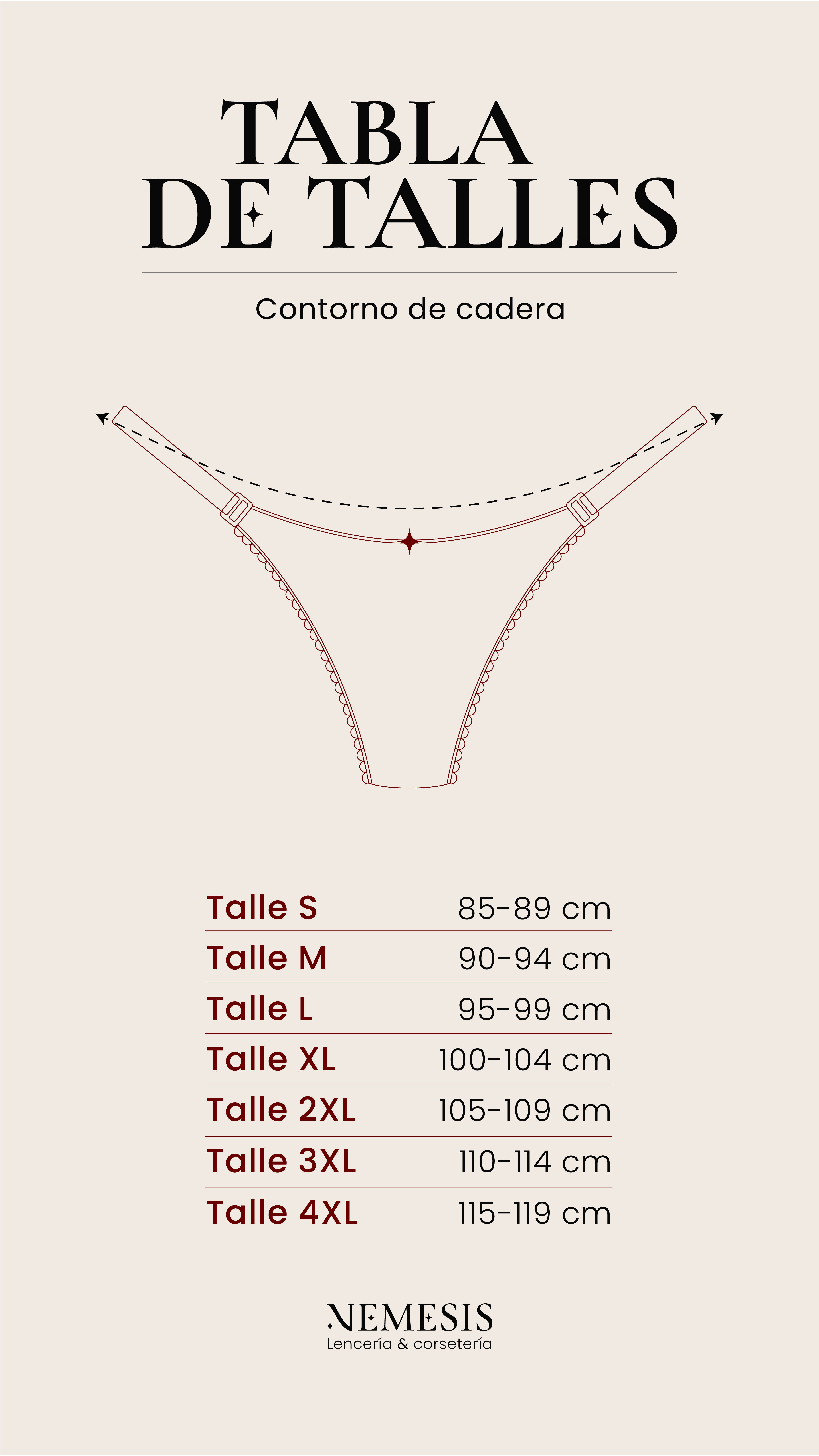 Talles bombachas
