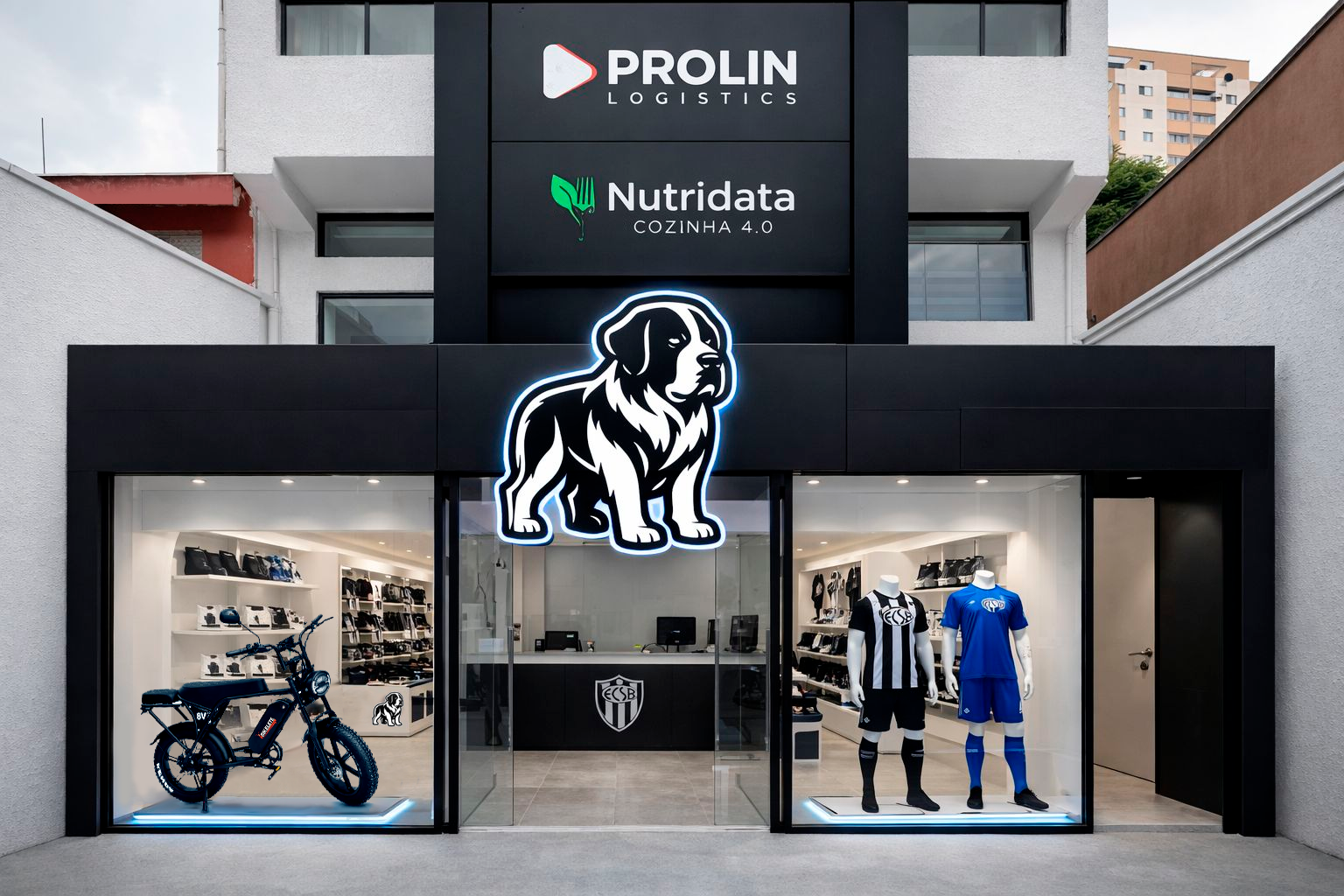 Mockup da Bernô Store