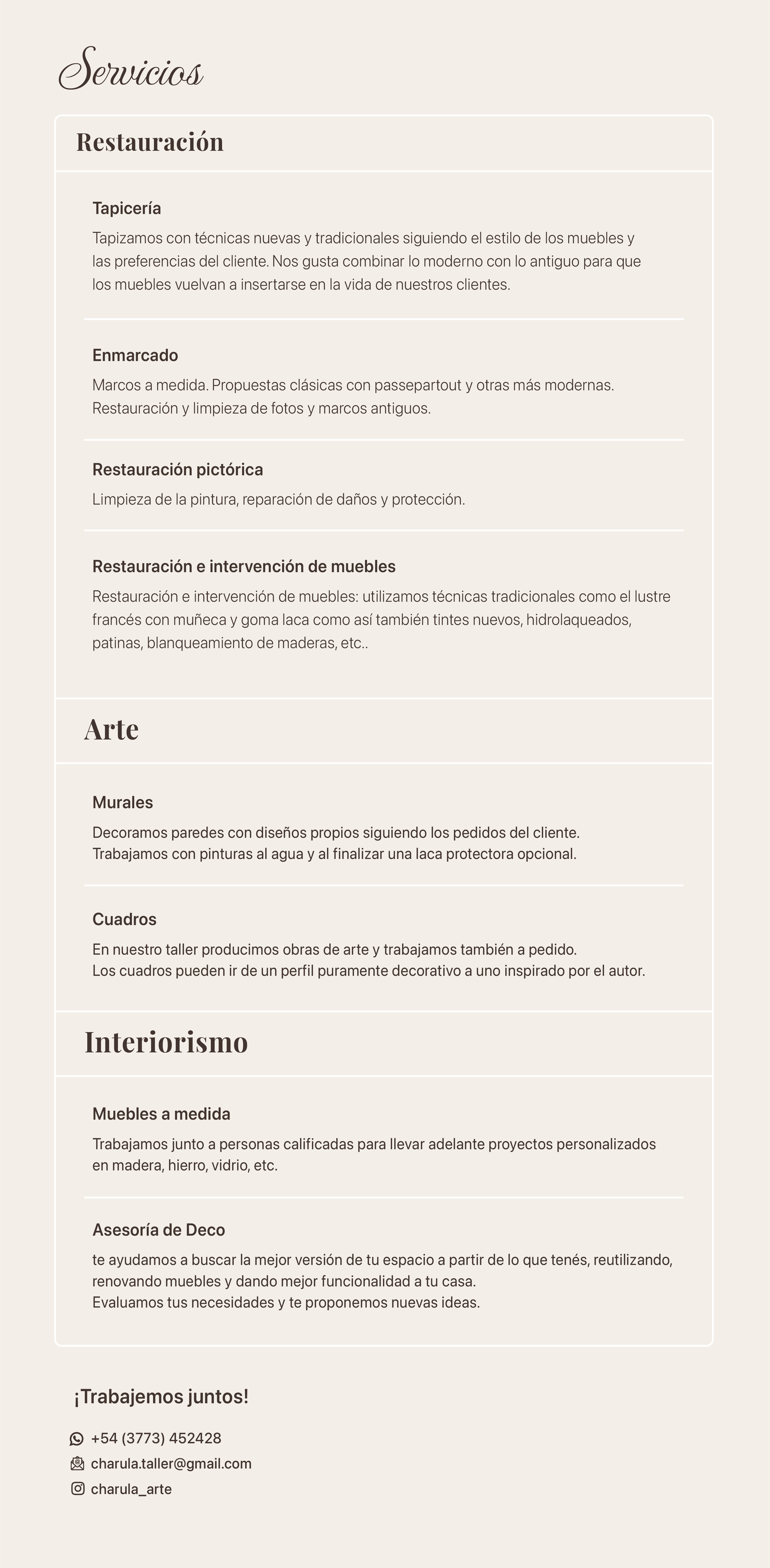 Servicios-personalizados-Taller-Arte-Charula
