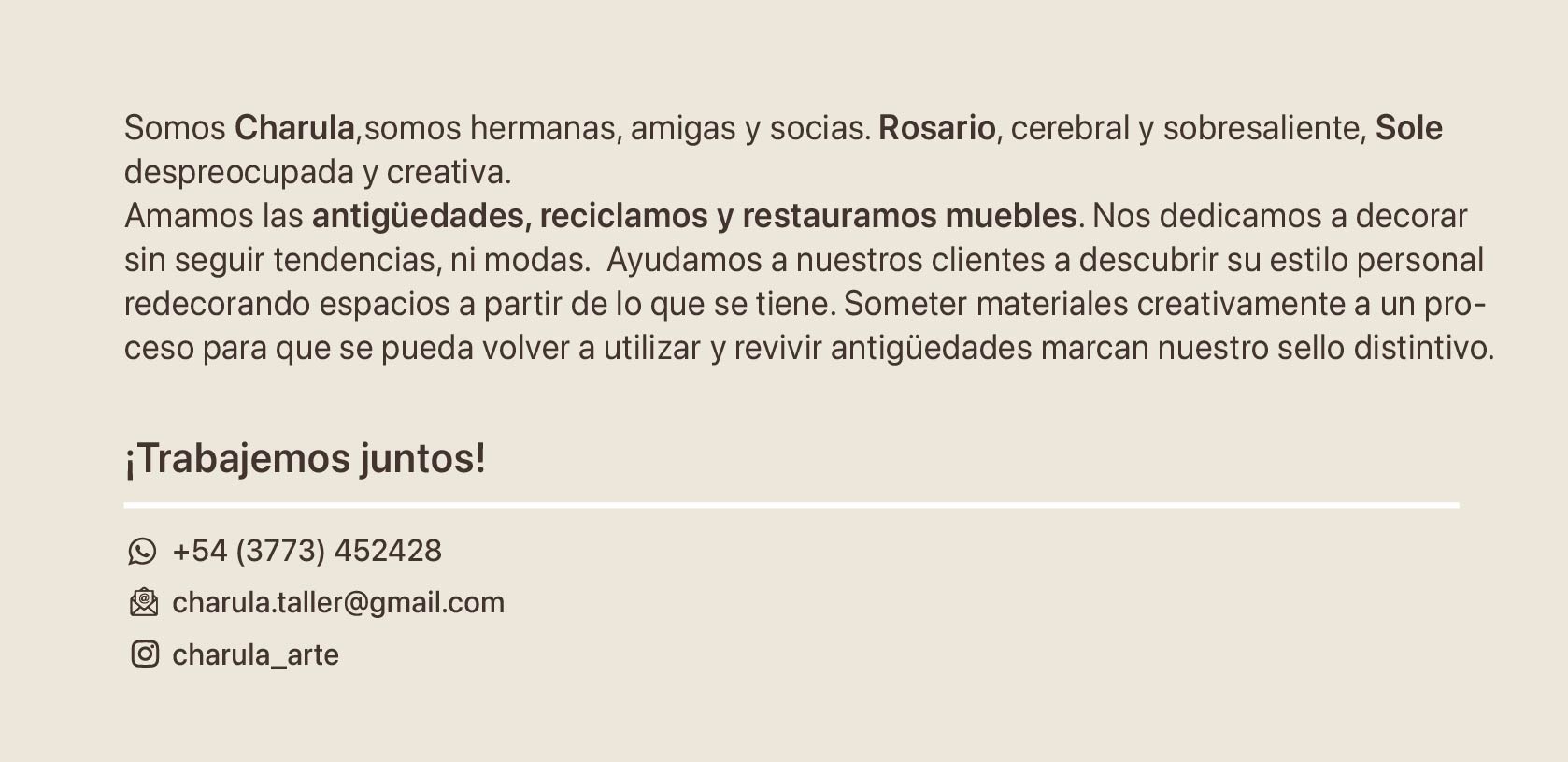 Charula-equipo