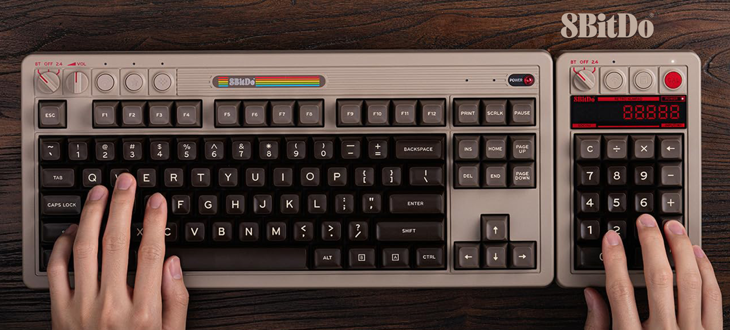 8BitDo Retro 18 C64 Edition - by HitGaming
