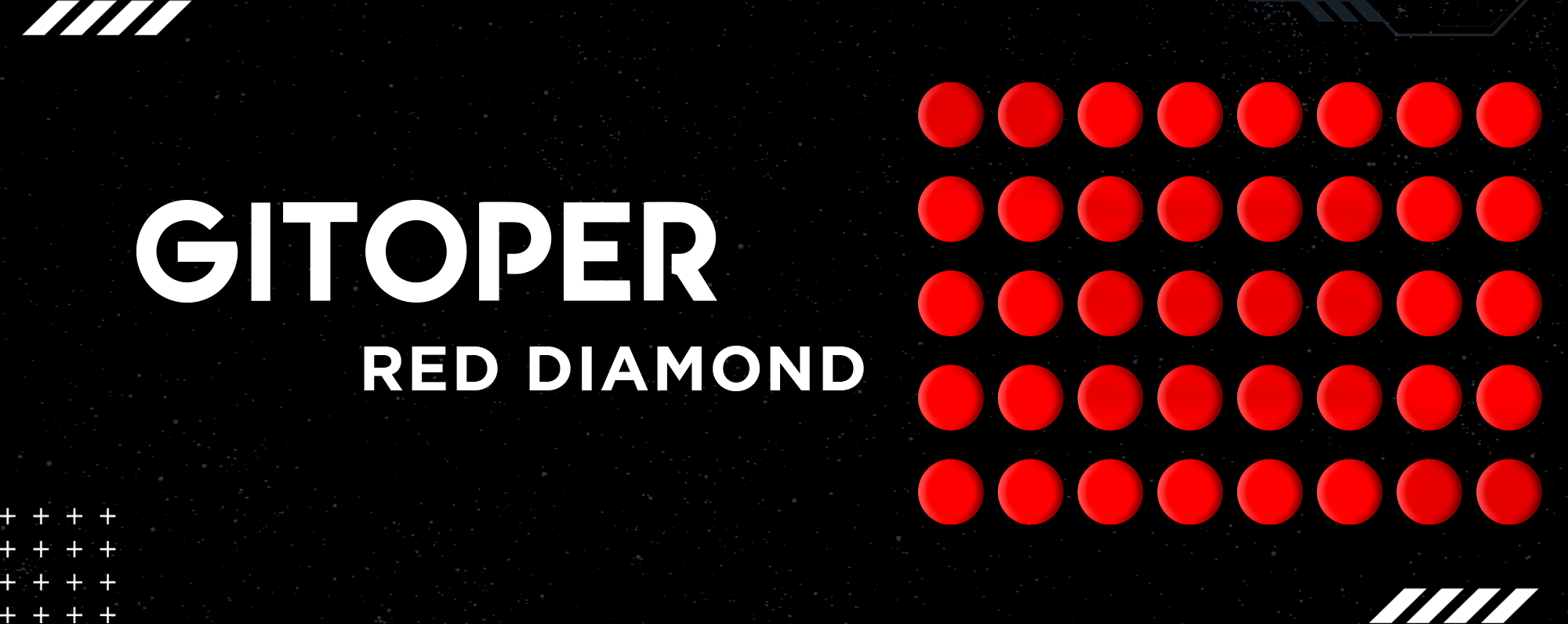 Gitoper Diamon Red Universal Dots by Hit Gaming