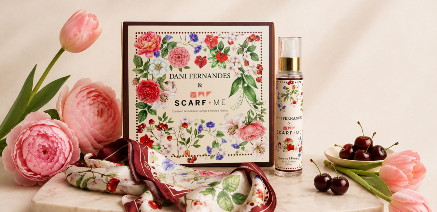 Kit exclusivo Cerejas e Flores