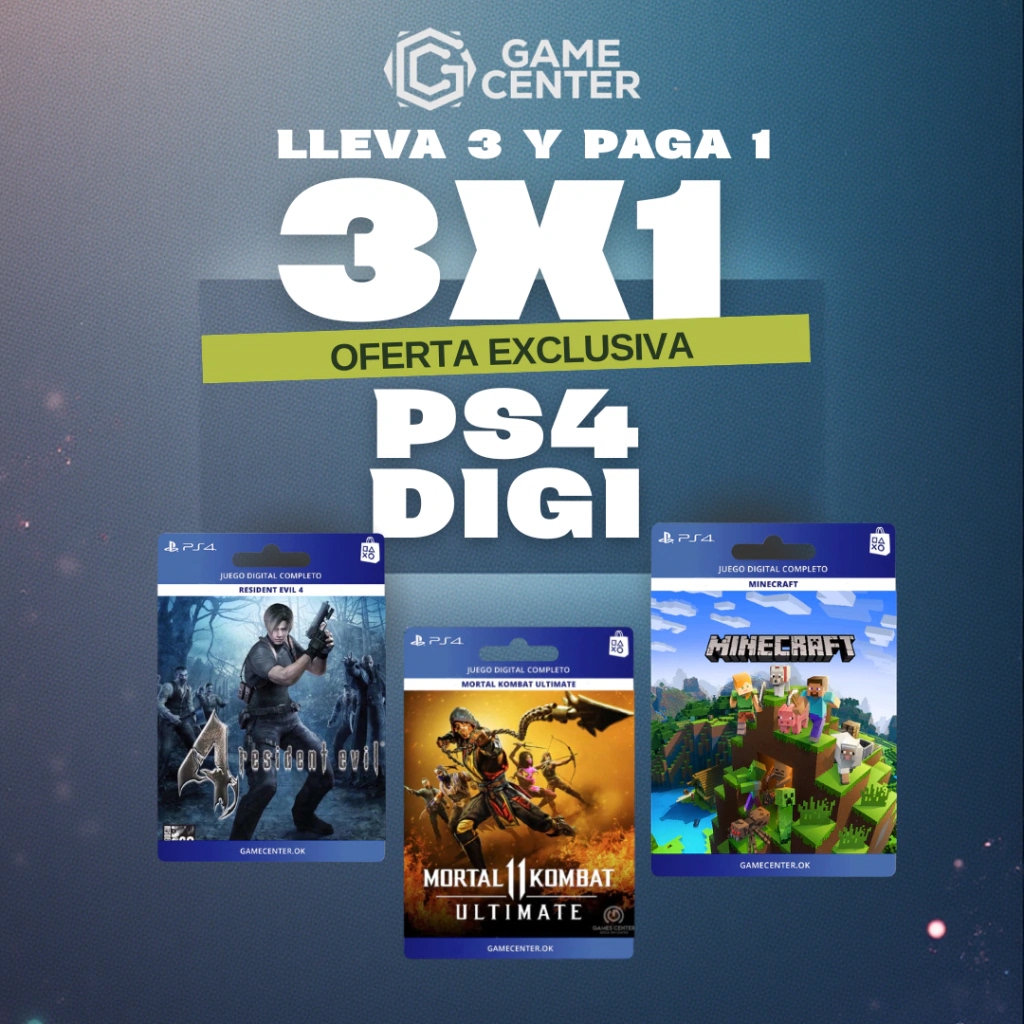 3x1 Primarios PS4 - Pack 1