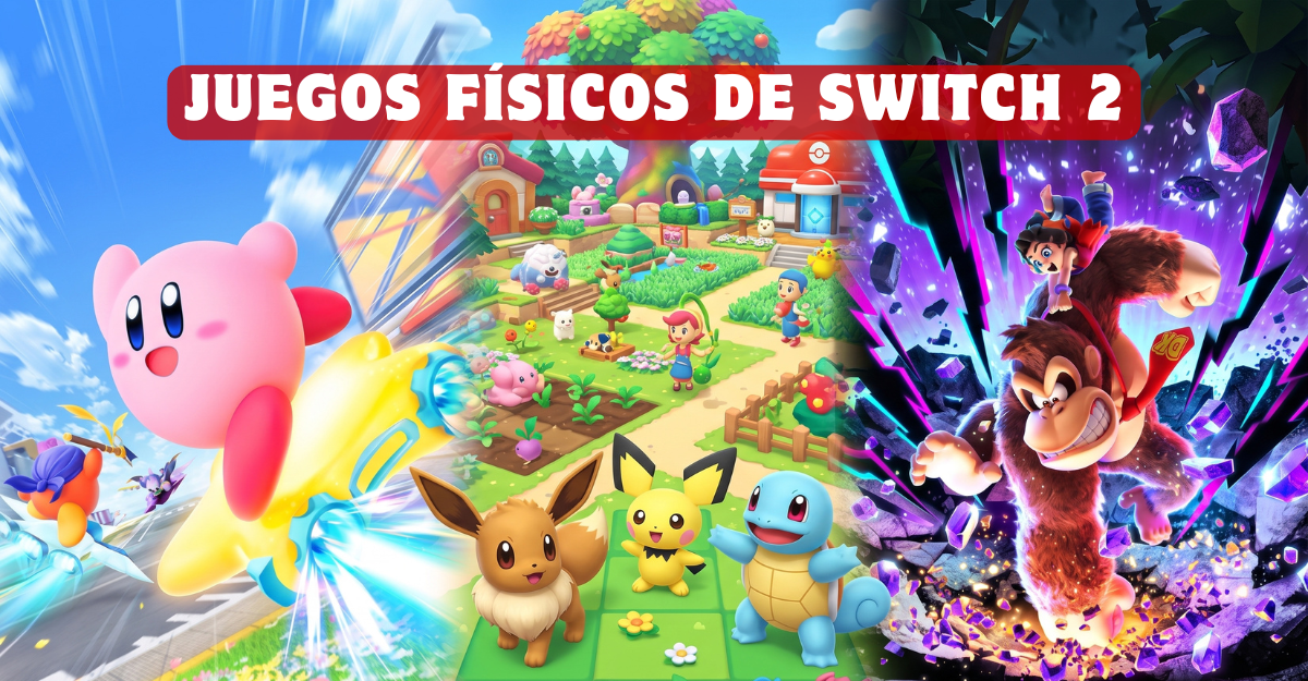 Juegos físicos de Switch 2 para chicos
