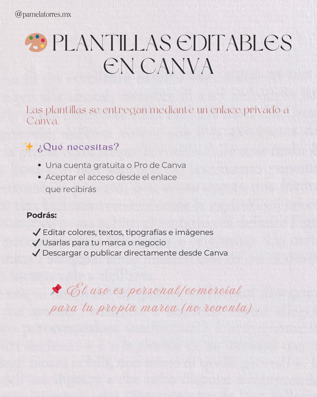 Plantillas editables