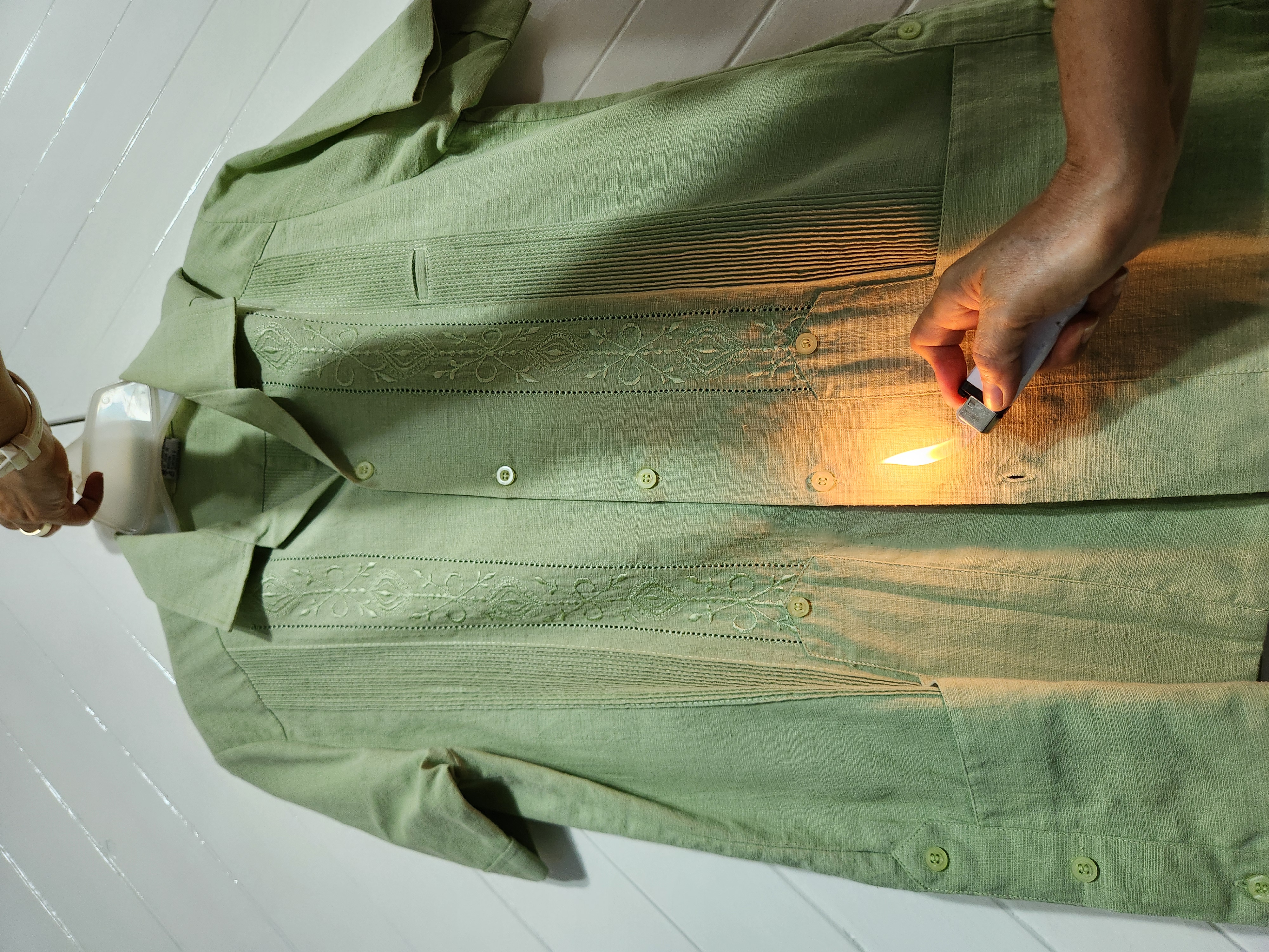 Prueba del fuego en lino Mar & Ben