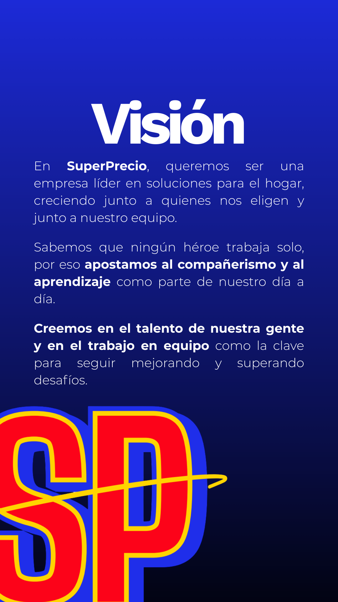 Visión - SuperPrecio