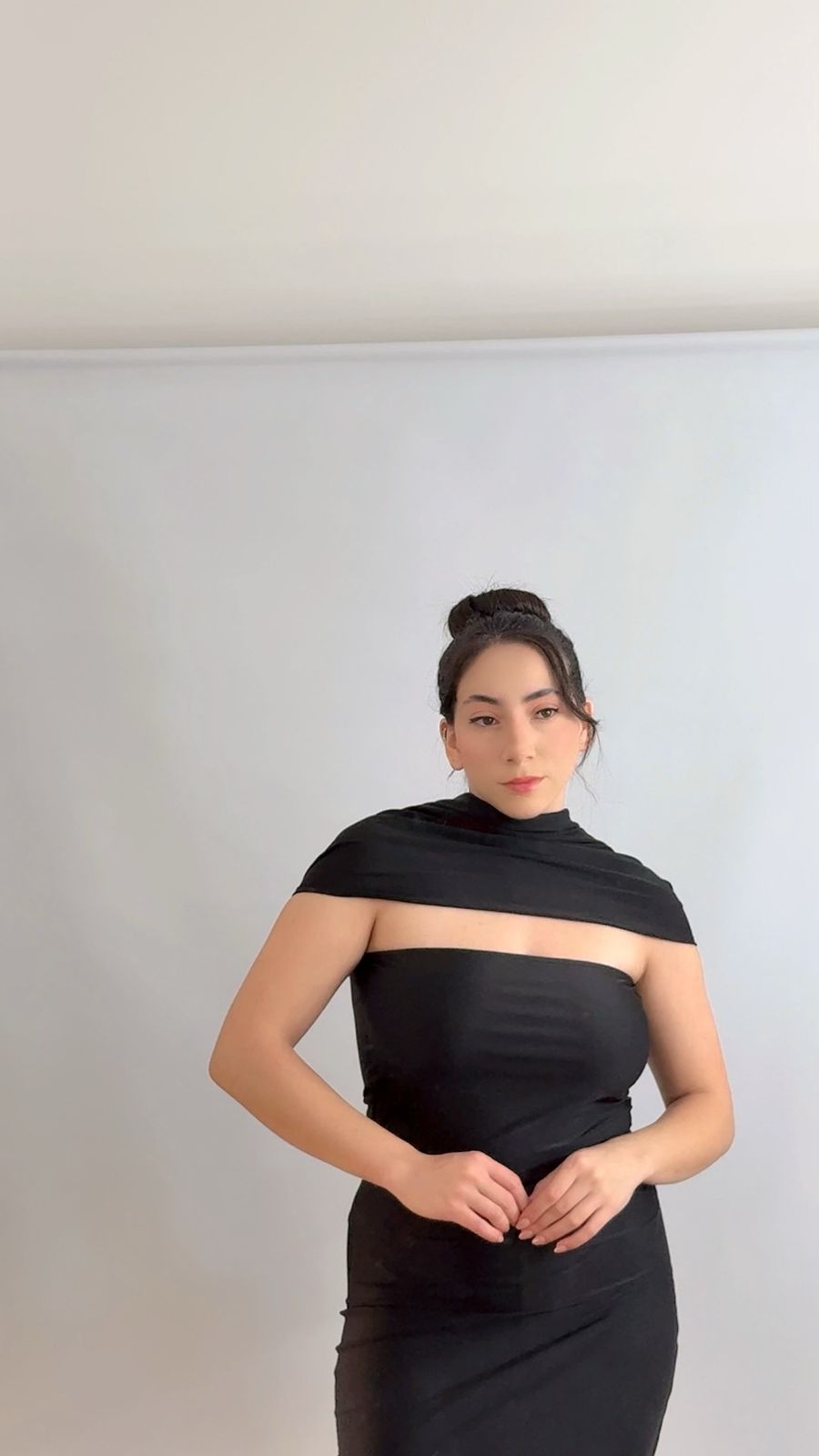Vestido multifunción negro