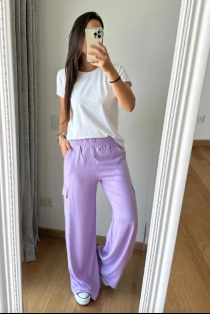 Palazzo Cargo Mujer Moda