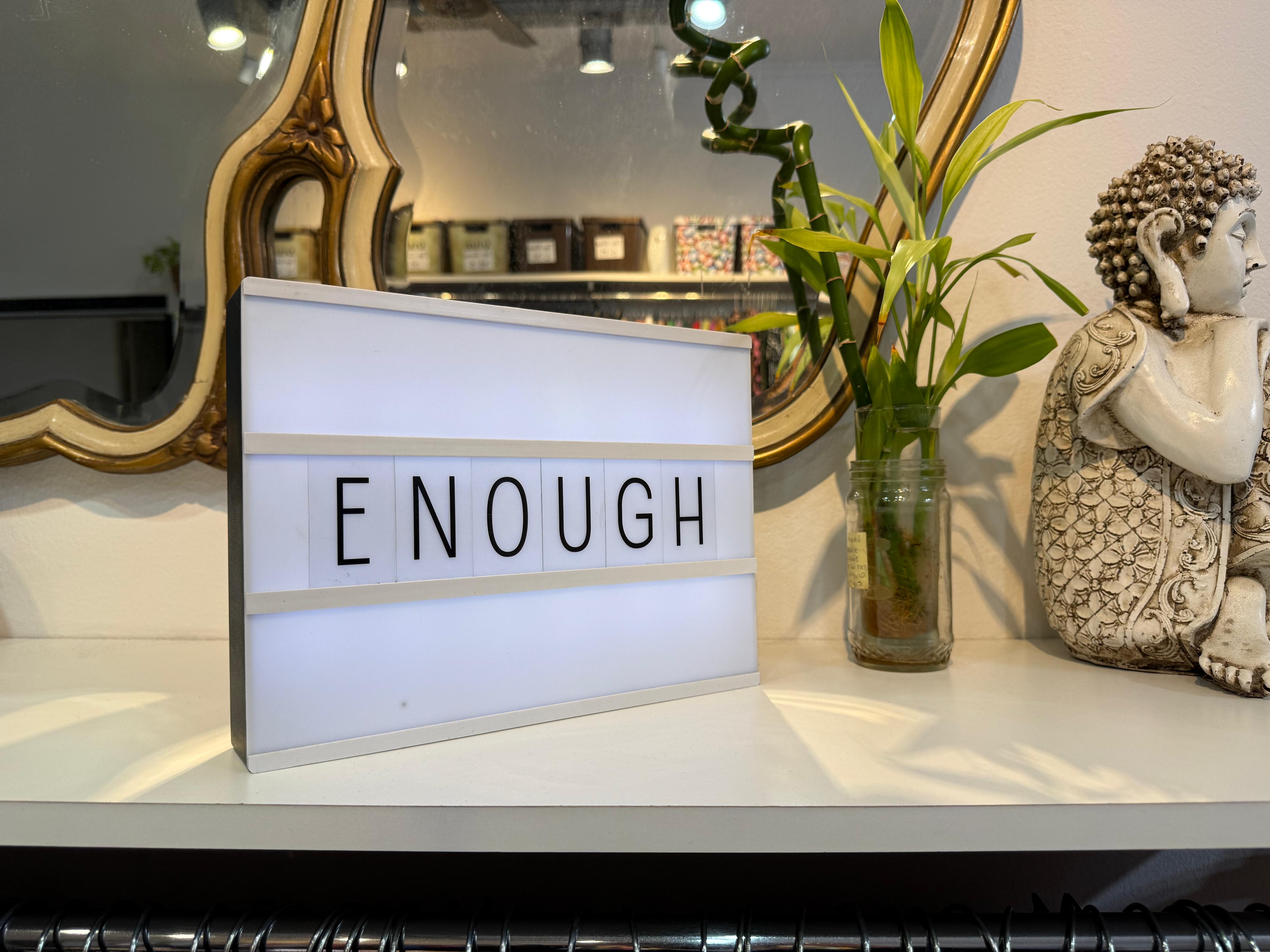 Cartel Enough showroom