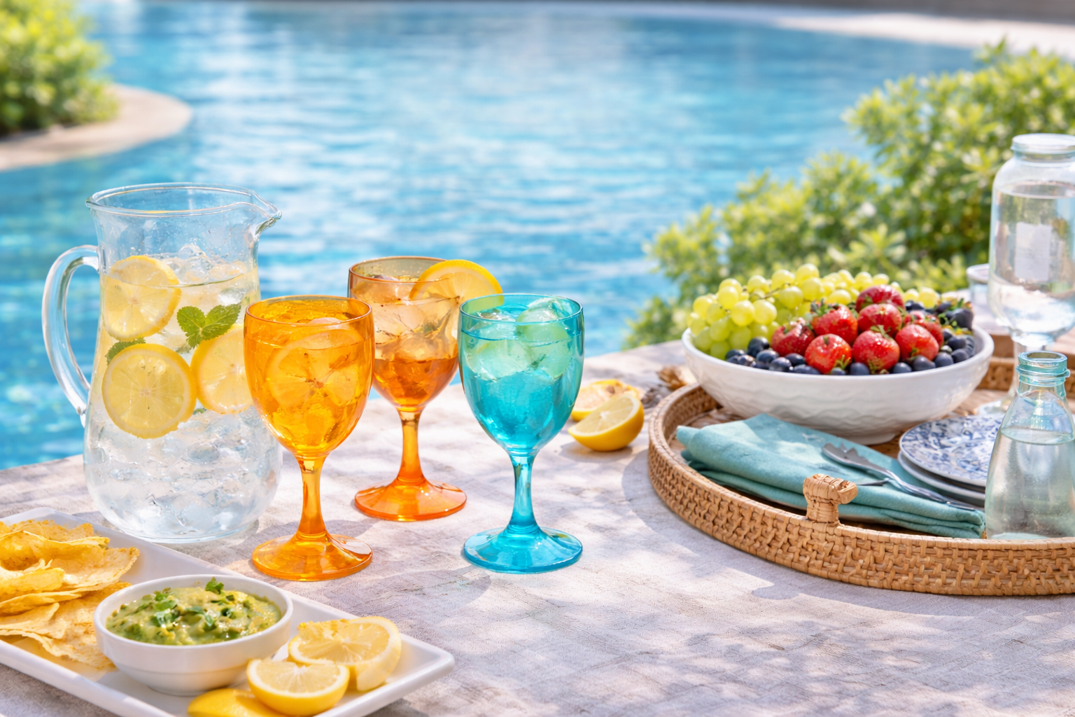 Verão à Beira da Piscina