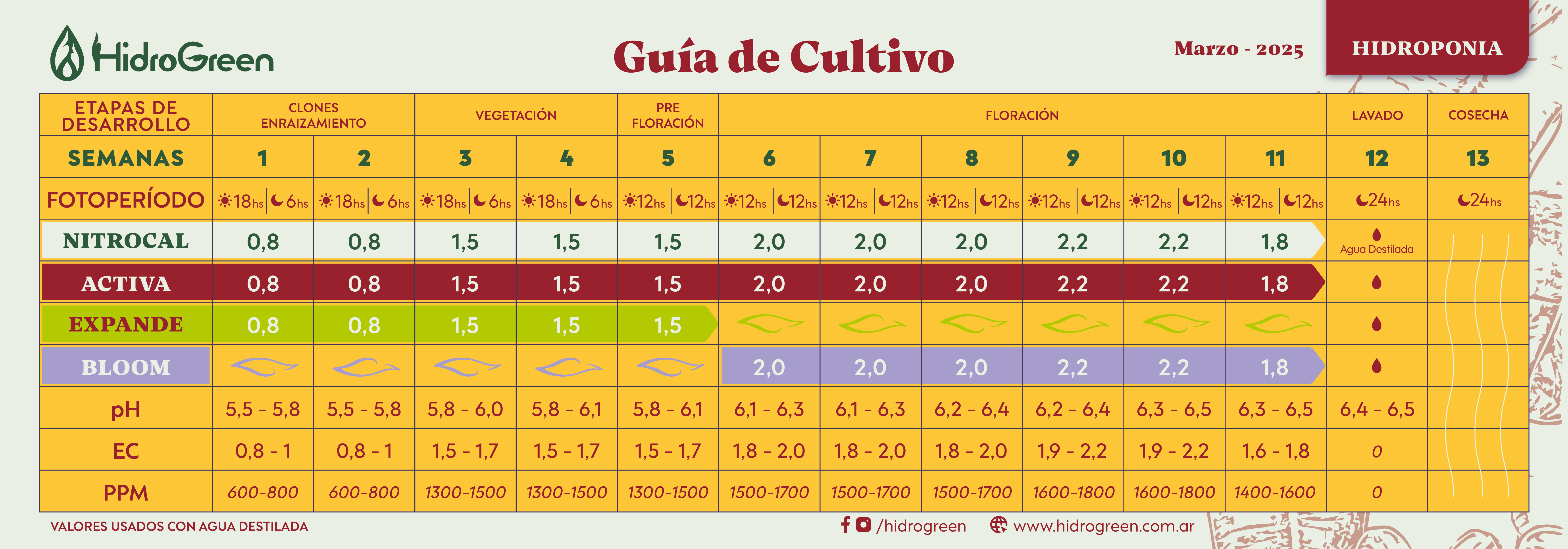 Guia de cultivo