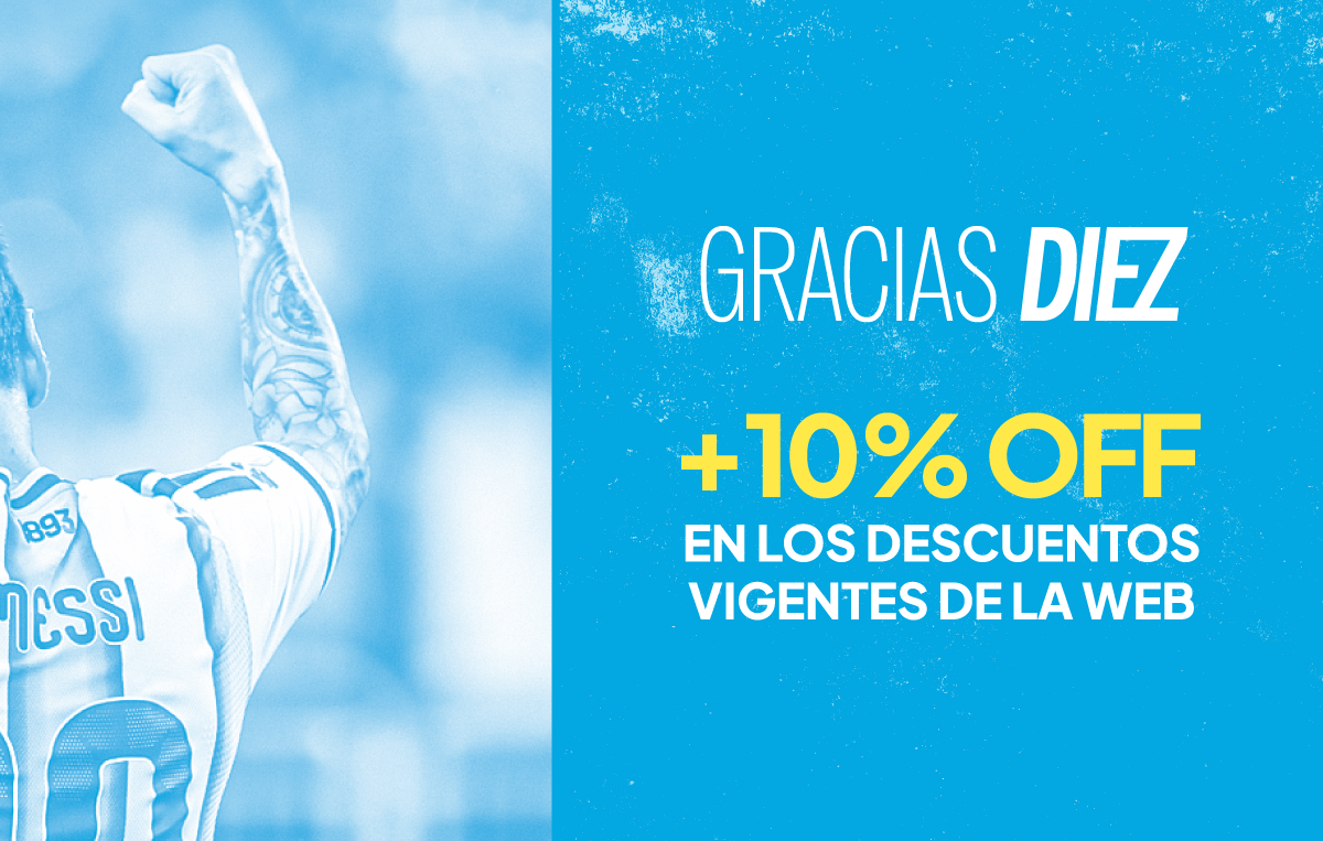 Gracias Diez — +10% OFF en los descuentos vigentes de la web