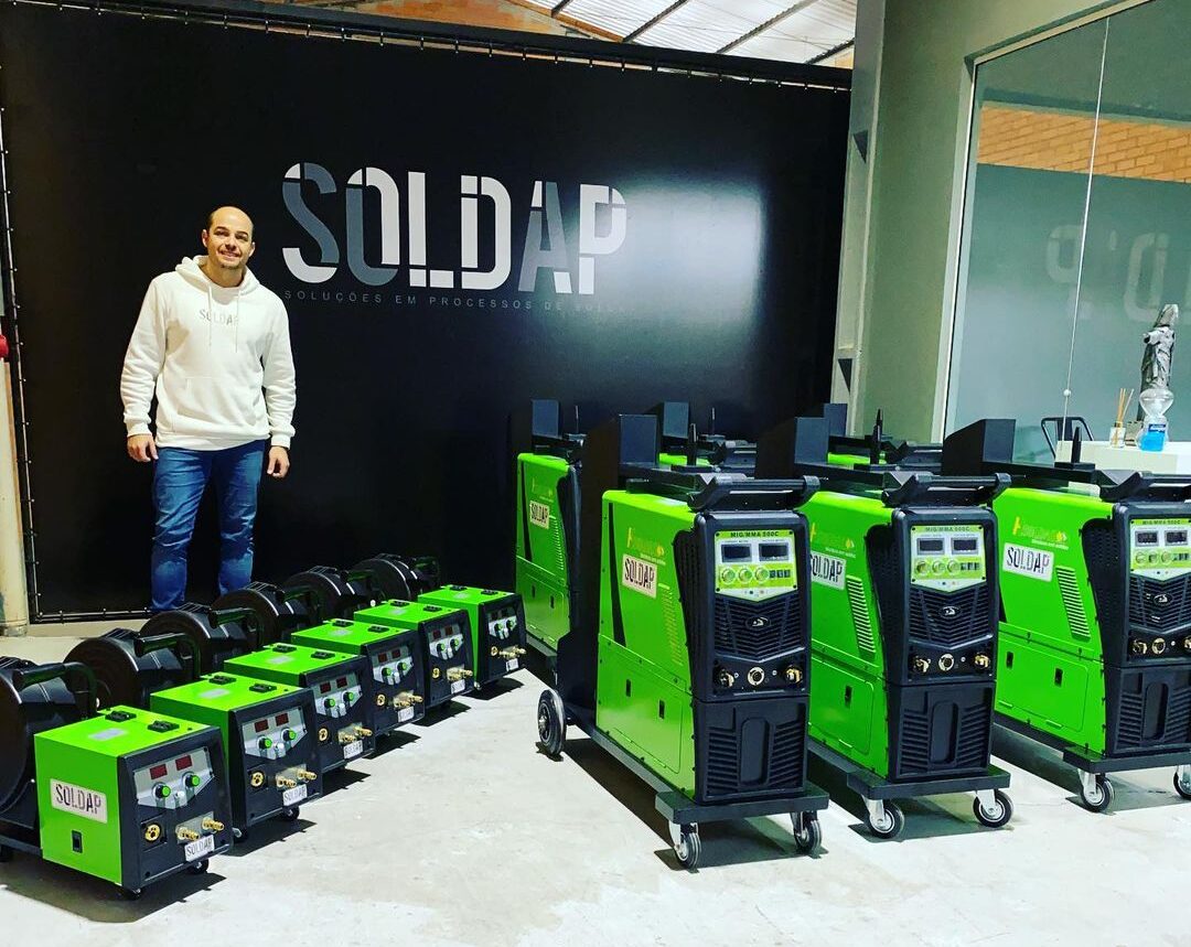 Equipe SOLDAP e equipamentos
