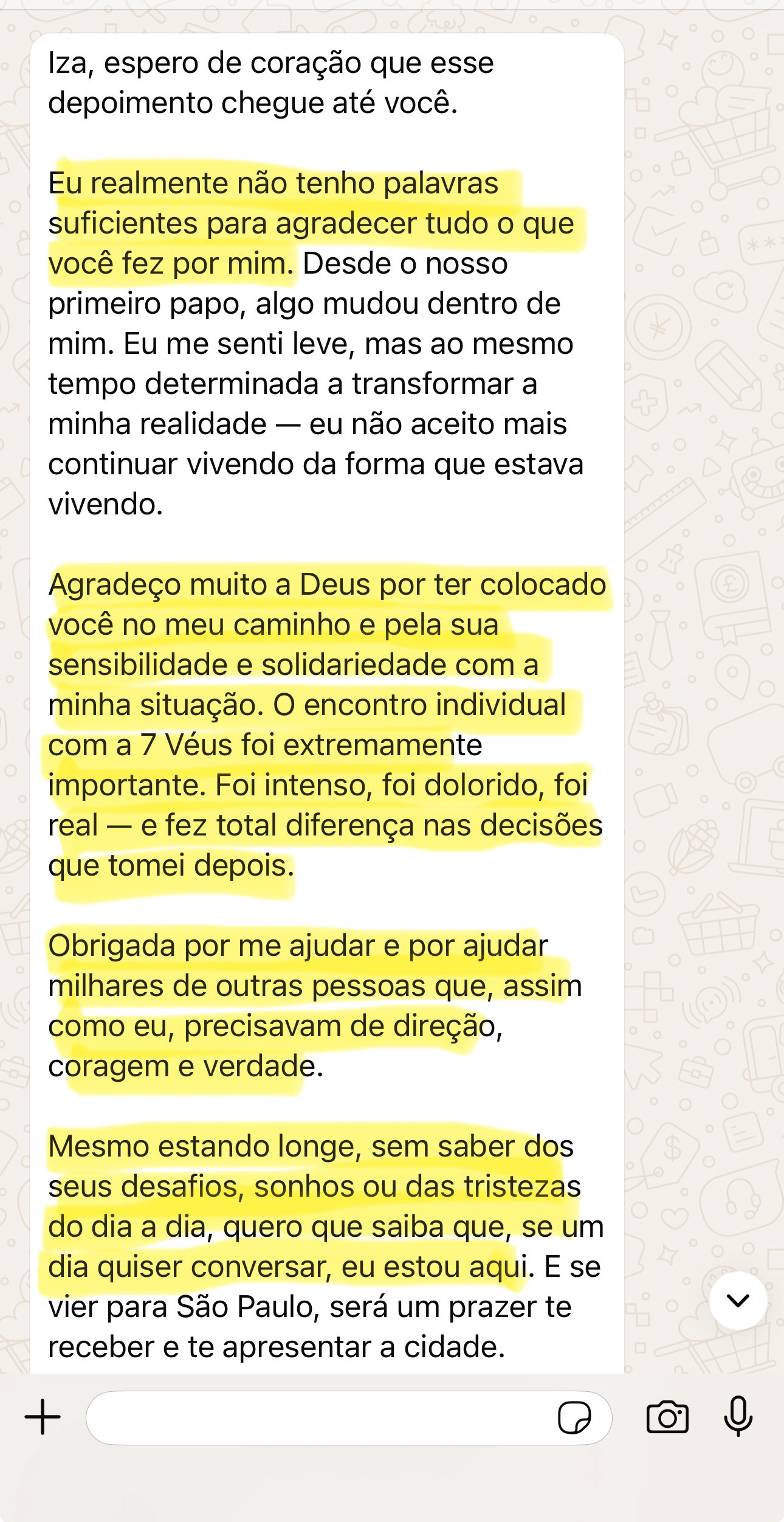 Depoimento Tarot