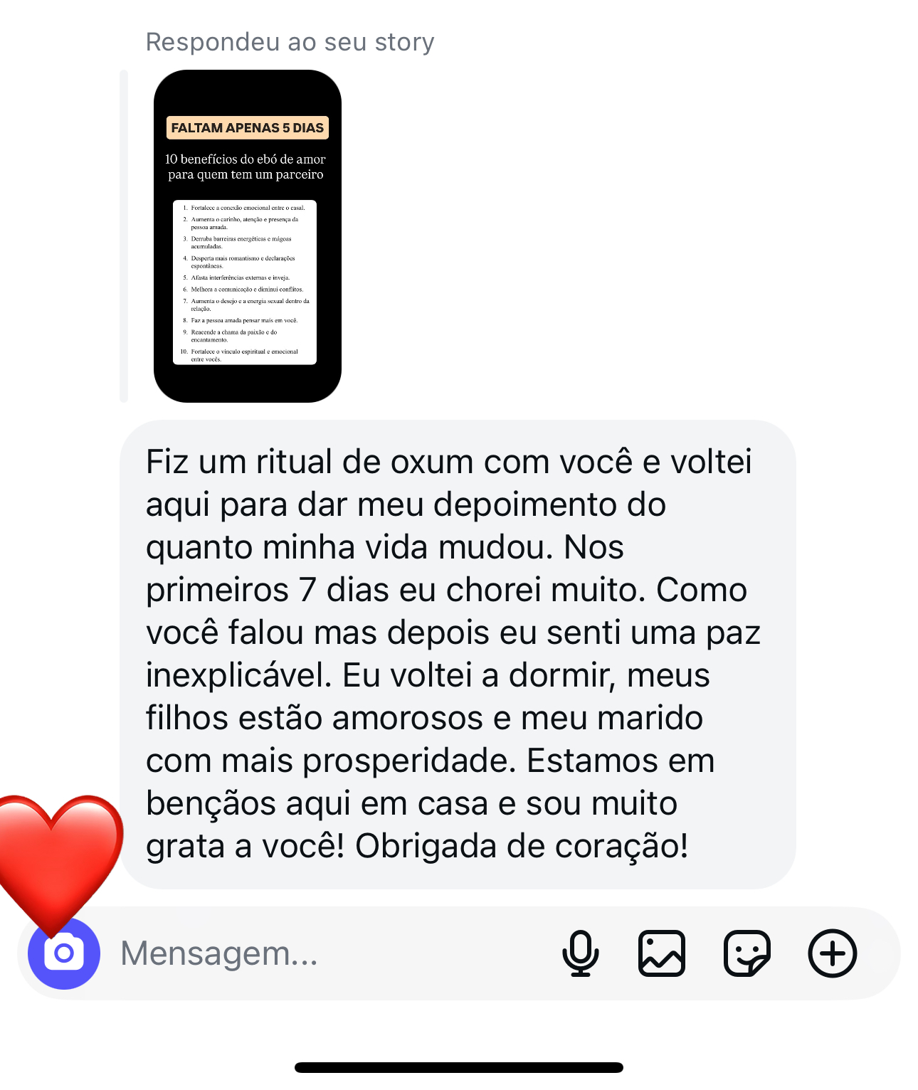 Depoimento Ritual