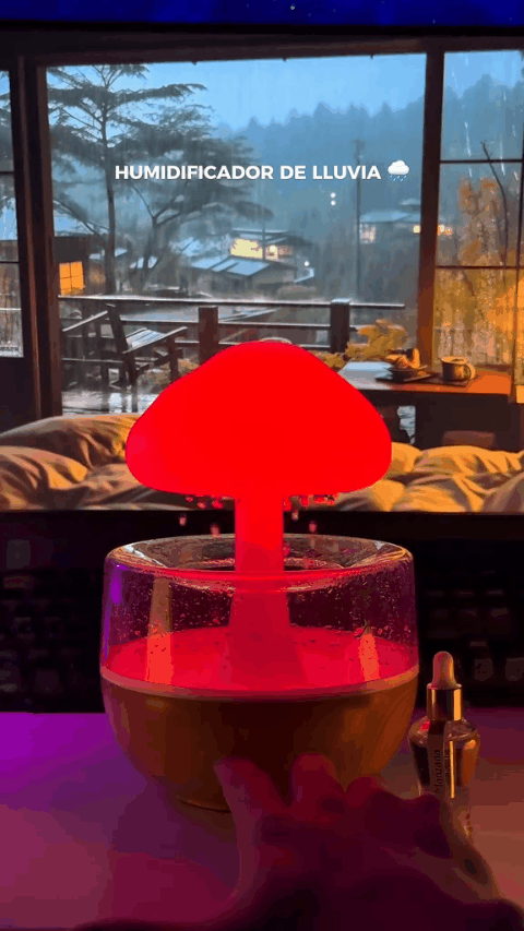 Humidificador Nube con efecto lluvia