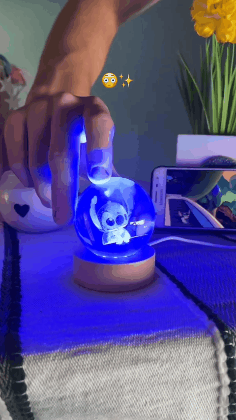 Esfera Stitch encendida