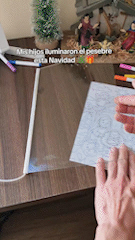 Efecto luminoso de la Pizarra M&aacute;gica