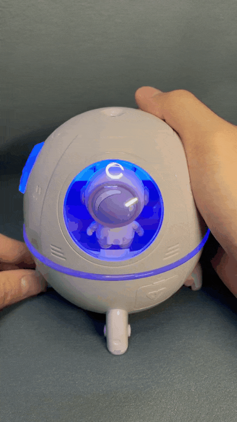 Humidificador Difusor Astronauta con luz LED