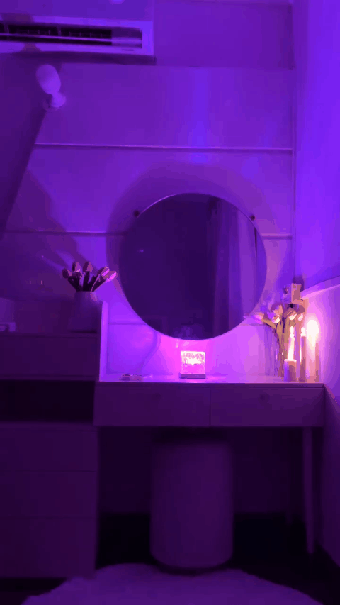 Cubo Aurora Boreal ambiente