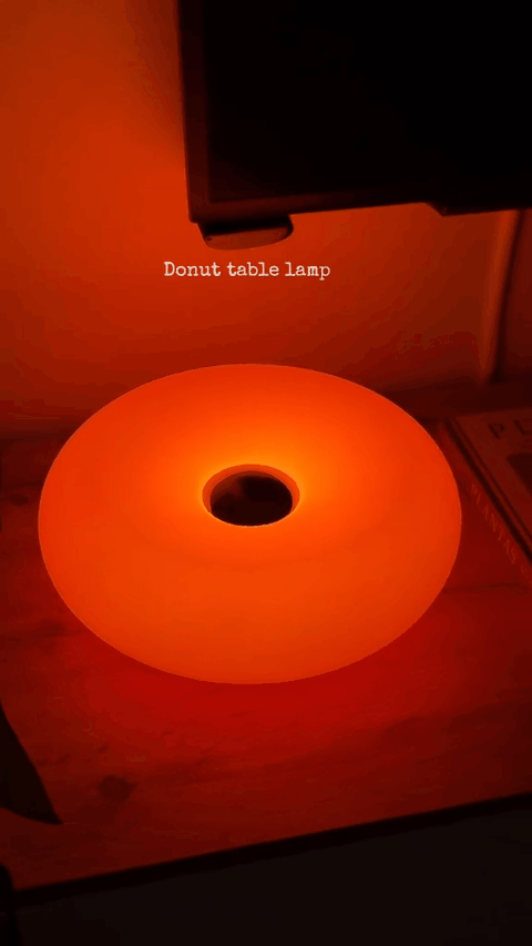 Lámpara Donut LED colores disponibles