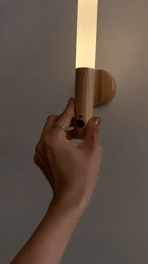 L&aacute;mpara LED nocturna magn&eacute;tica con sensor de movimiento