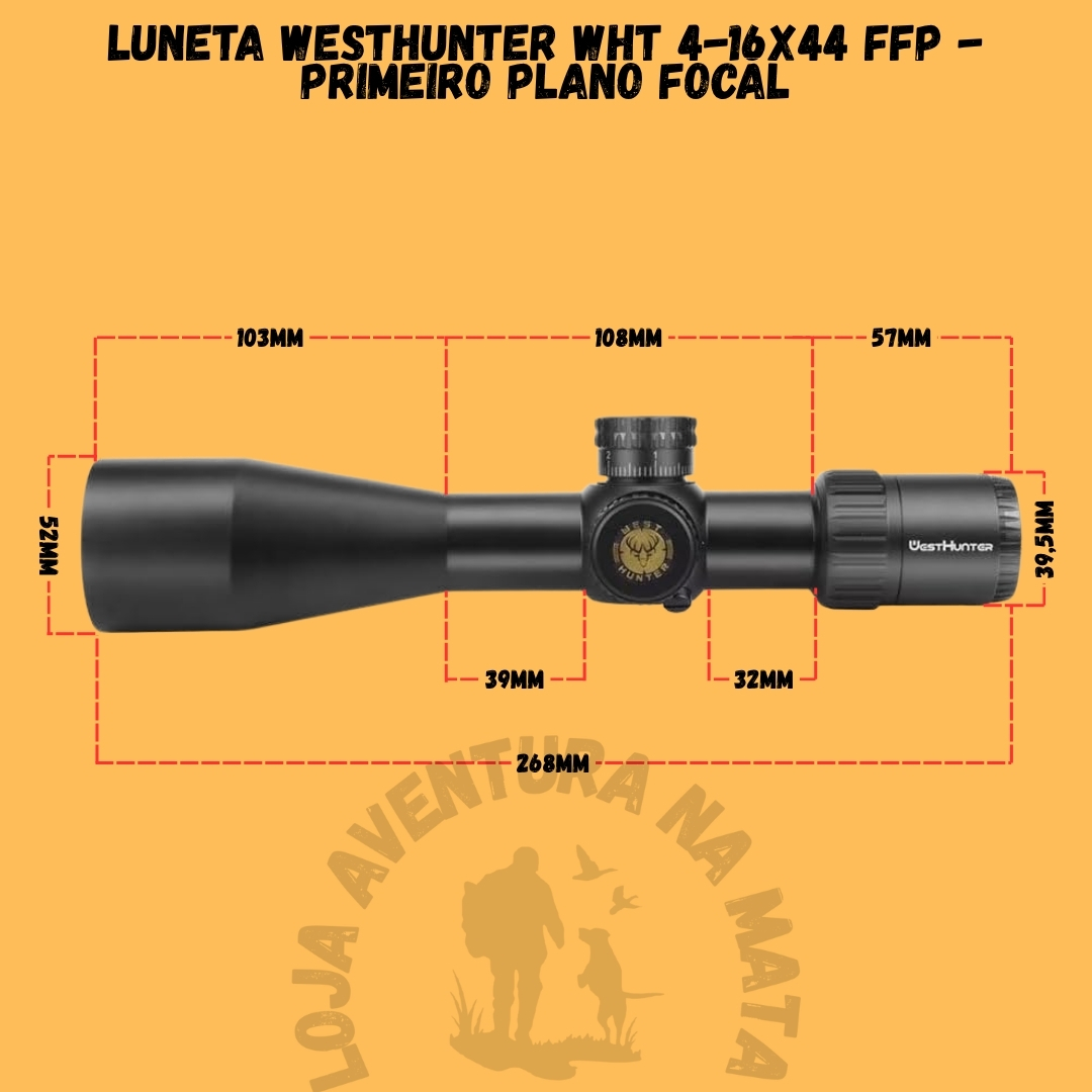 WestHunter Optics WHI 6-24 x 50 SFIR FFP Lunette de visée, premier réticule en verre gravé lumineux rouge vert, tube de 30 mm, lunette de précision tactique 1/10 MIL | Picatinny Kit A