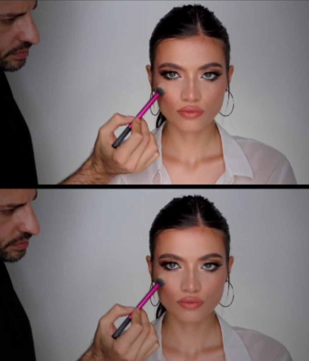 agus gelfo makeup working