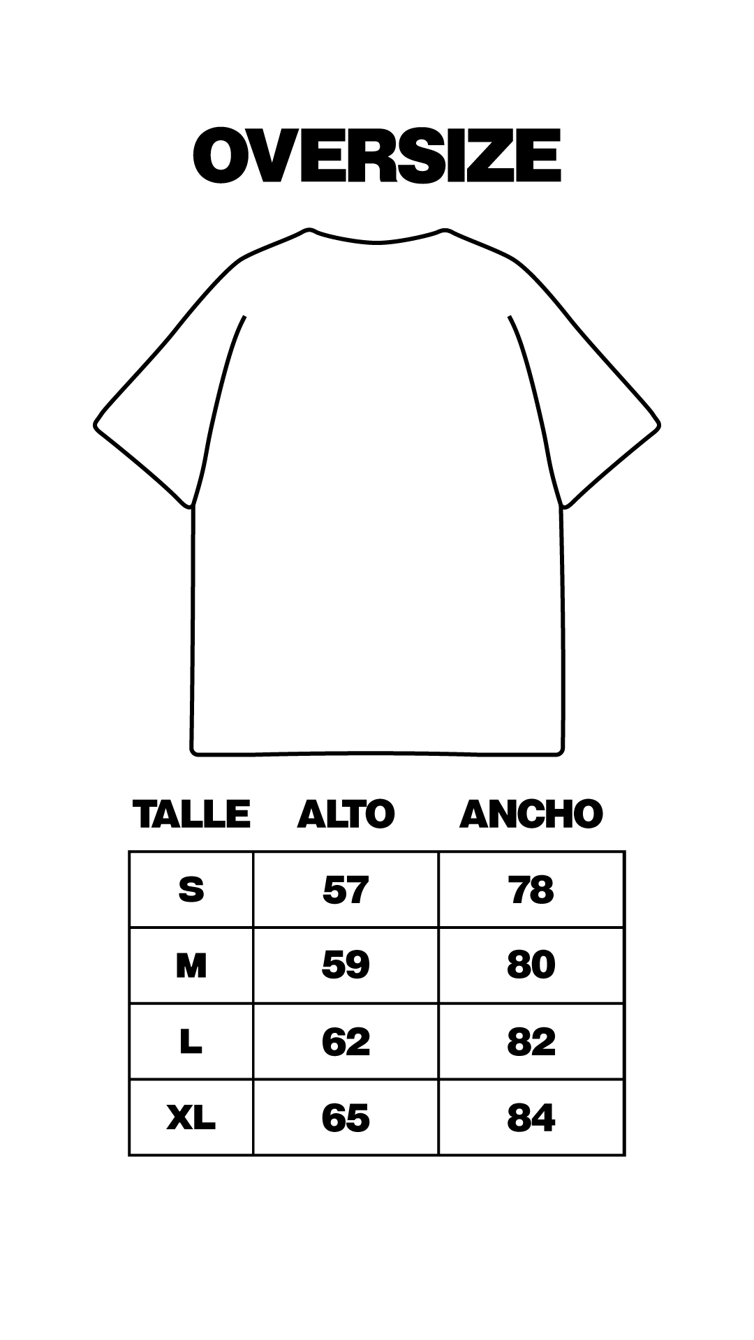 Talles Oversize