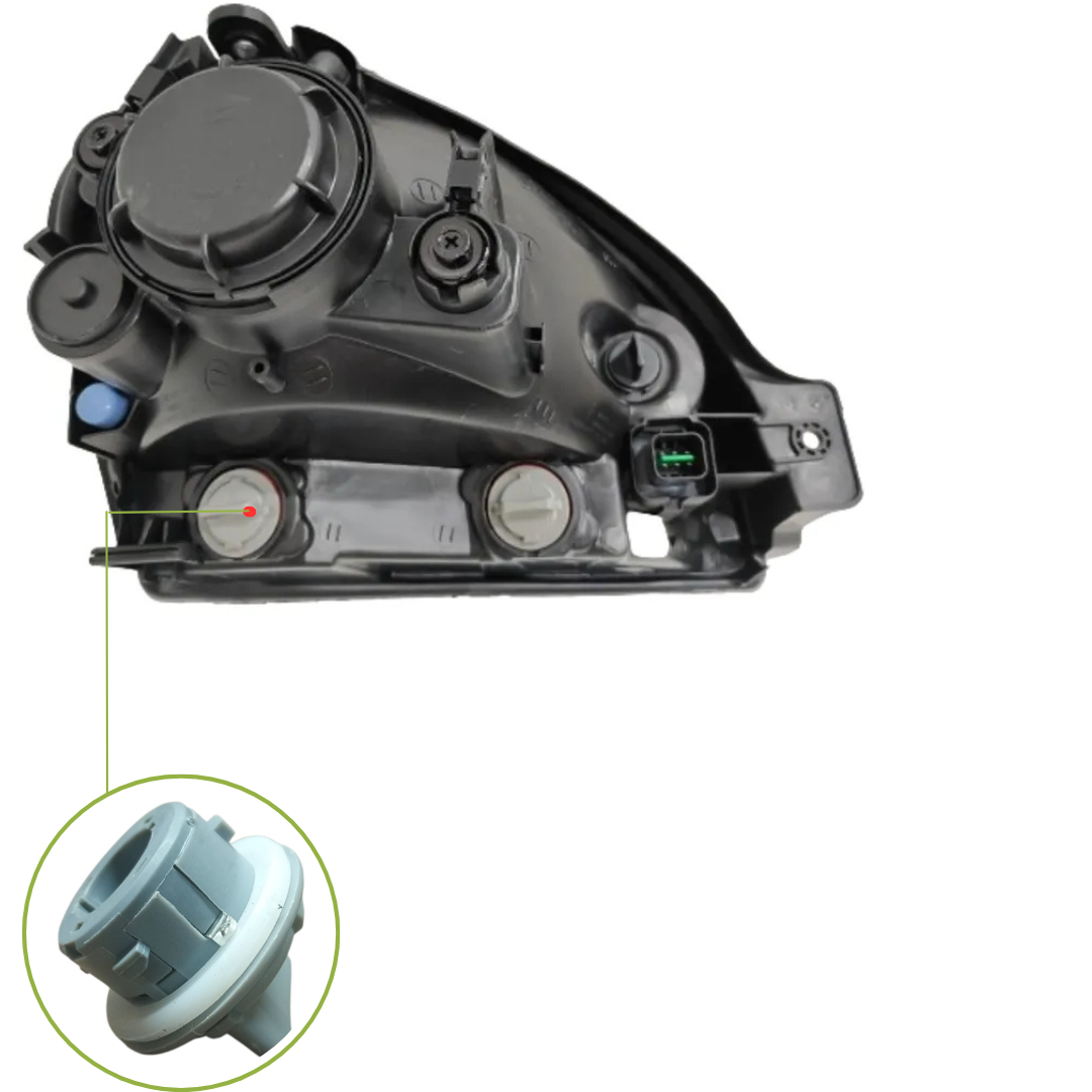 Soquete pisca seta farol Hyundai Tucson 2004 a 2017