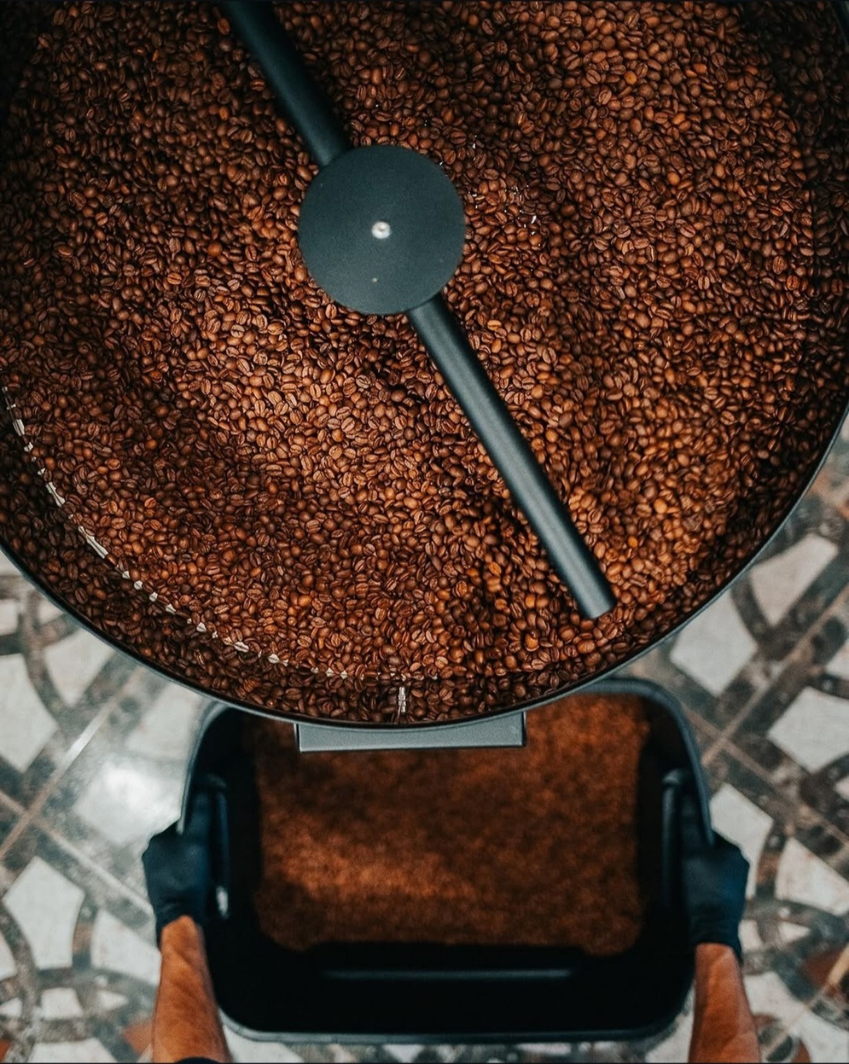 Tostión del café Tintico en Argentina