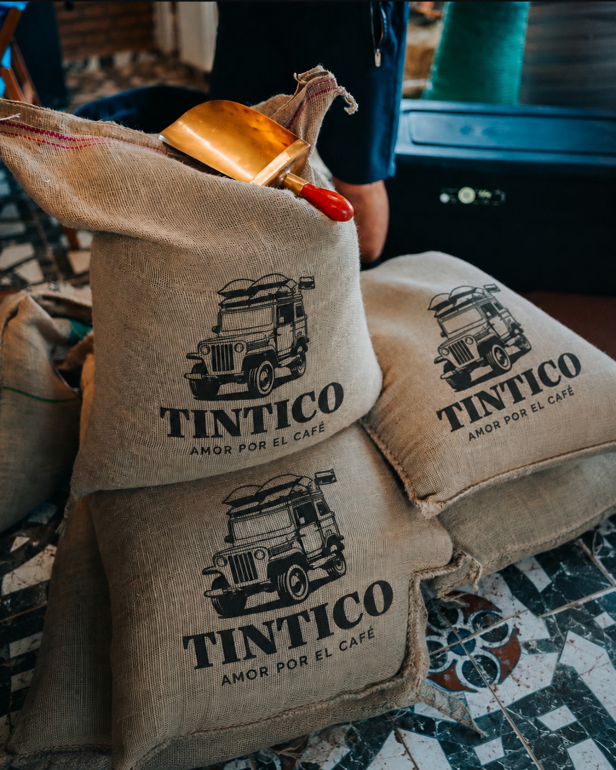 Café verde Tintico de Colombia a Argentina