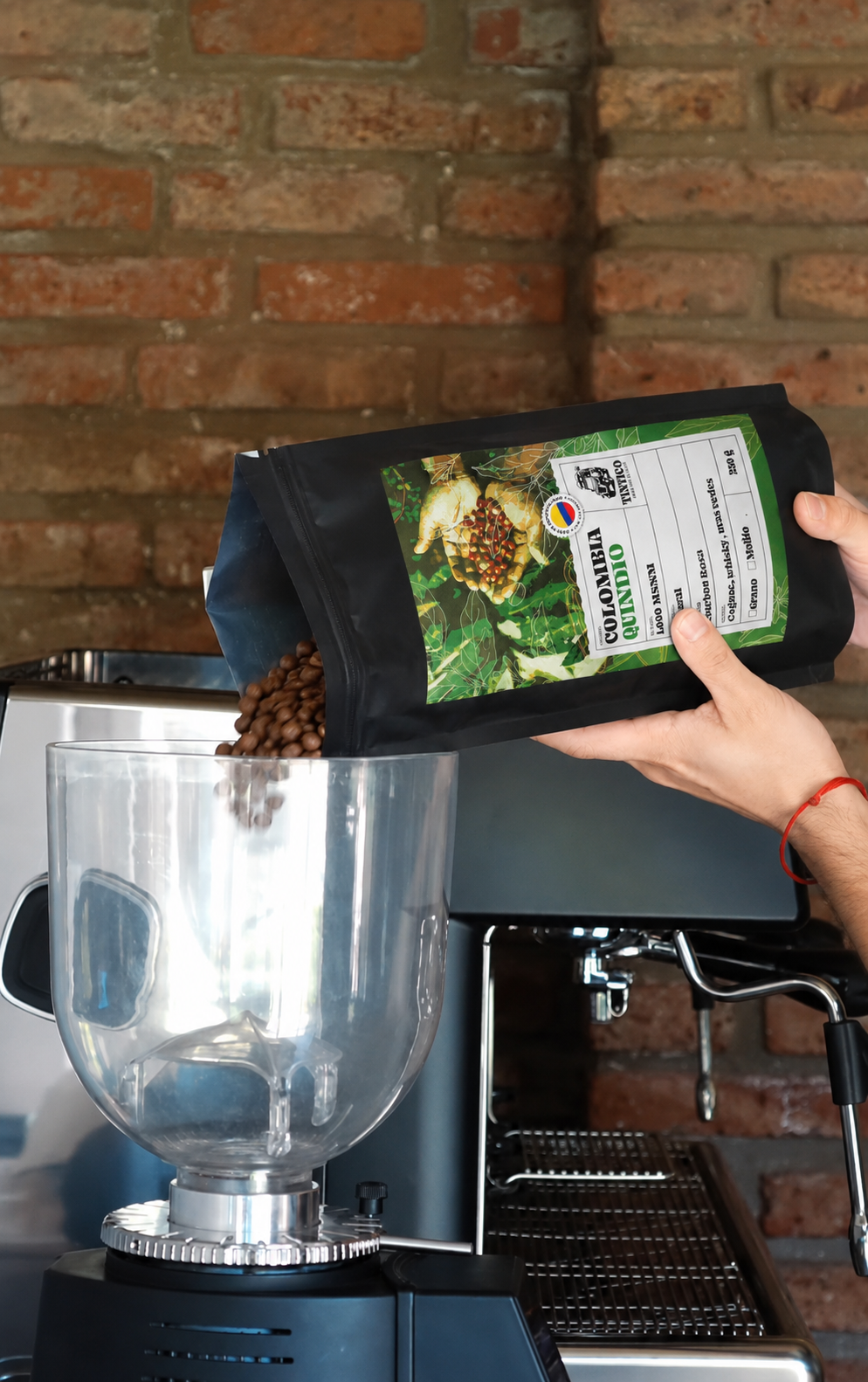Molienda y empaque del café Tintico