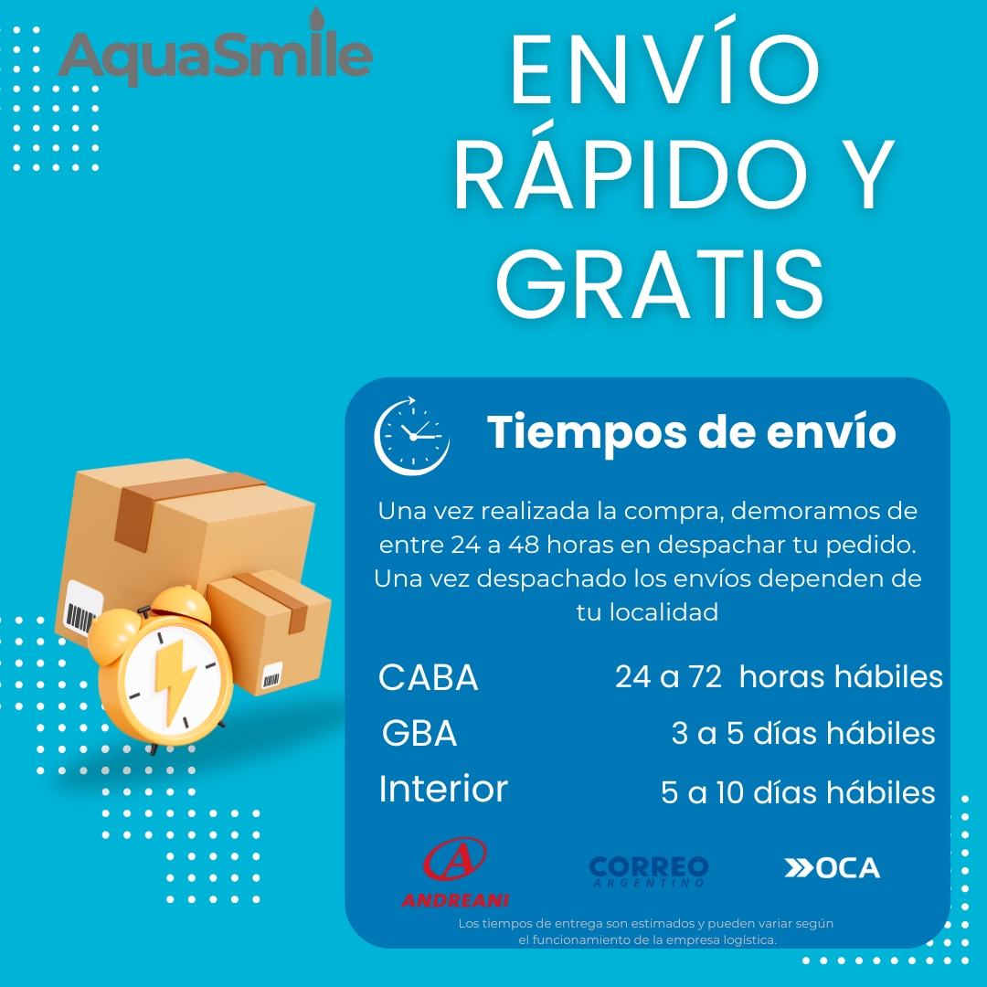 Información sobre el envío rápido.