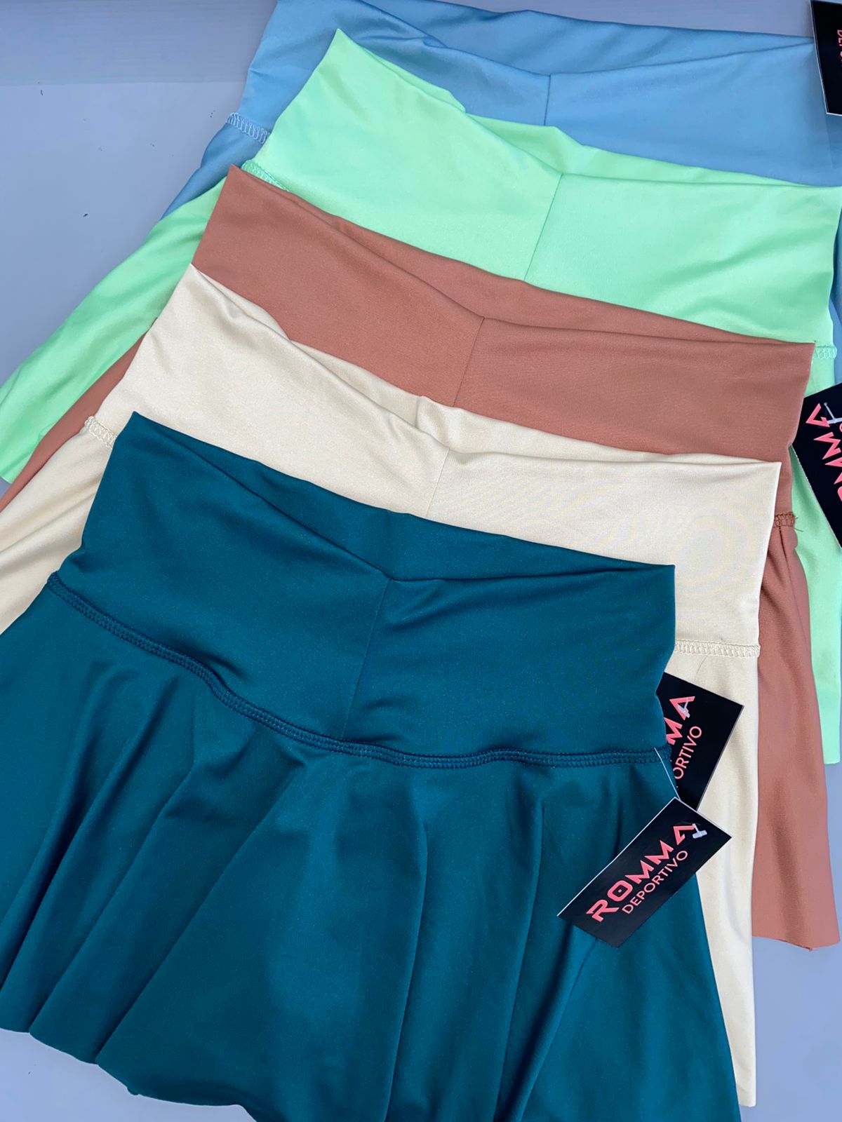 Short polleras, talles del 1 al 5 