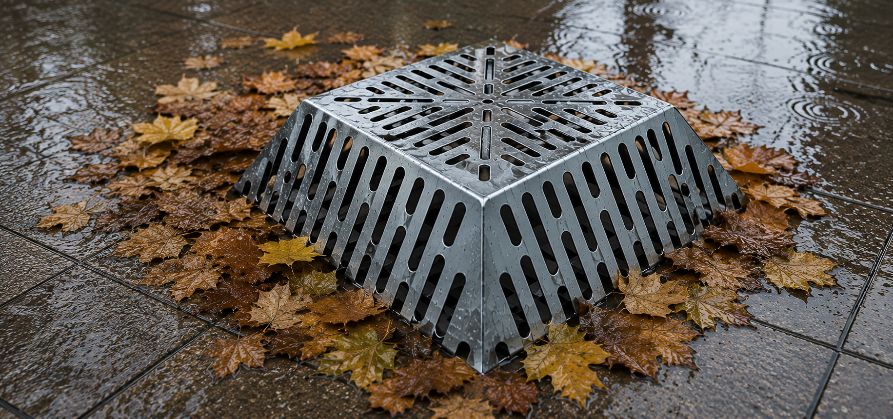 Rejilla antihojas Drain Protectors para desagüe pluvial