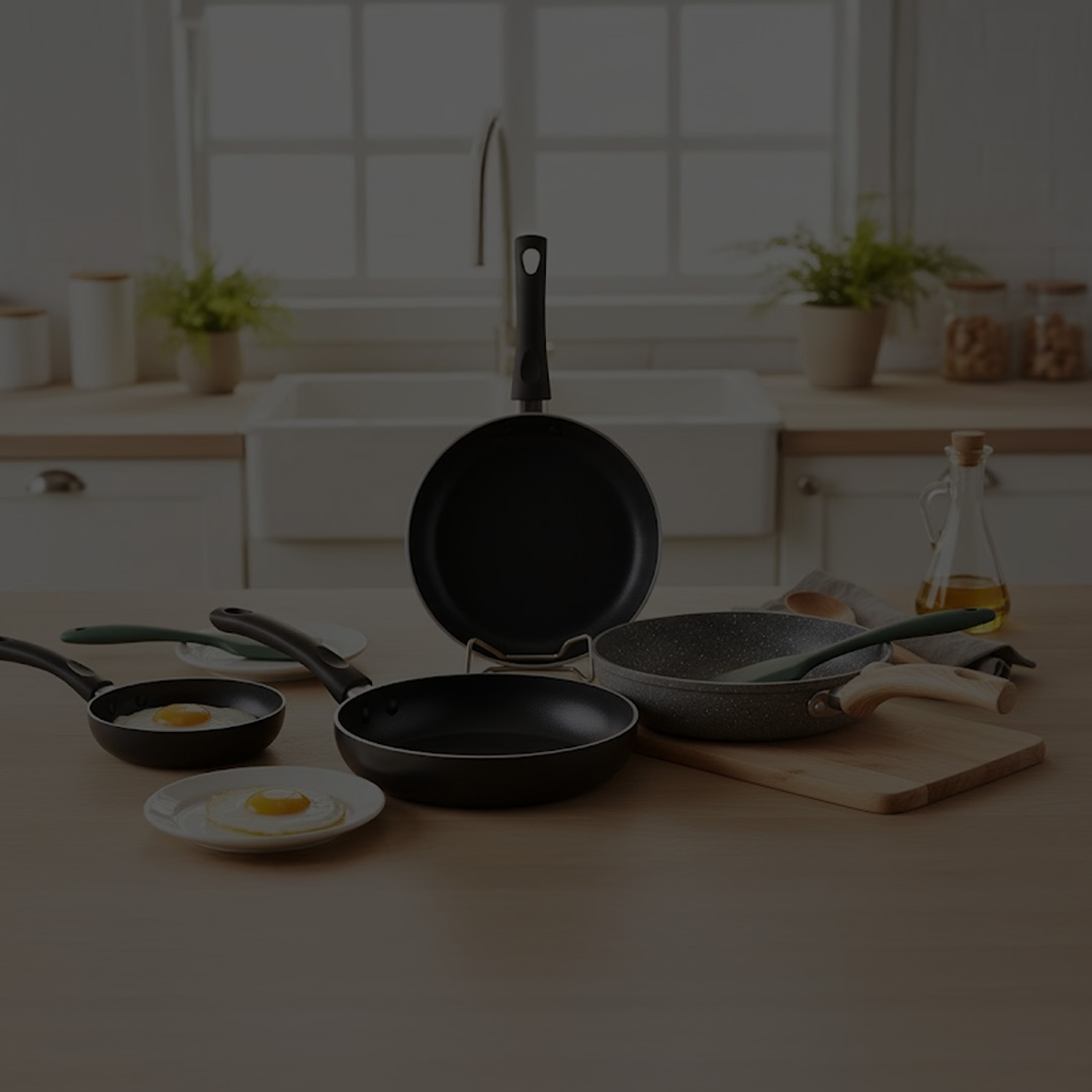 bateria de sartenes antiadherentes
