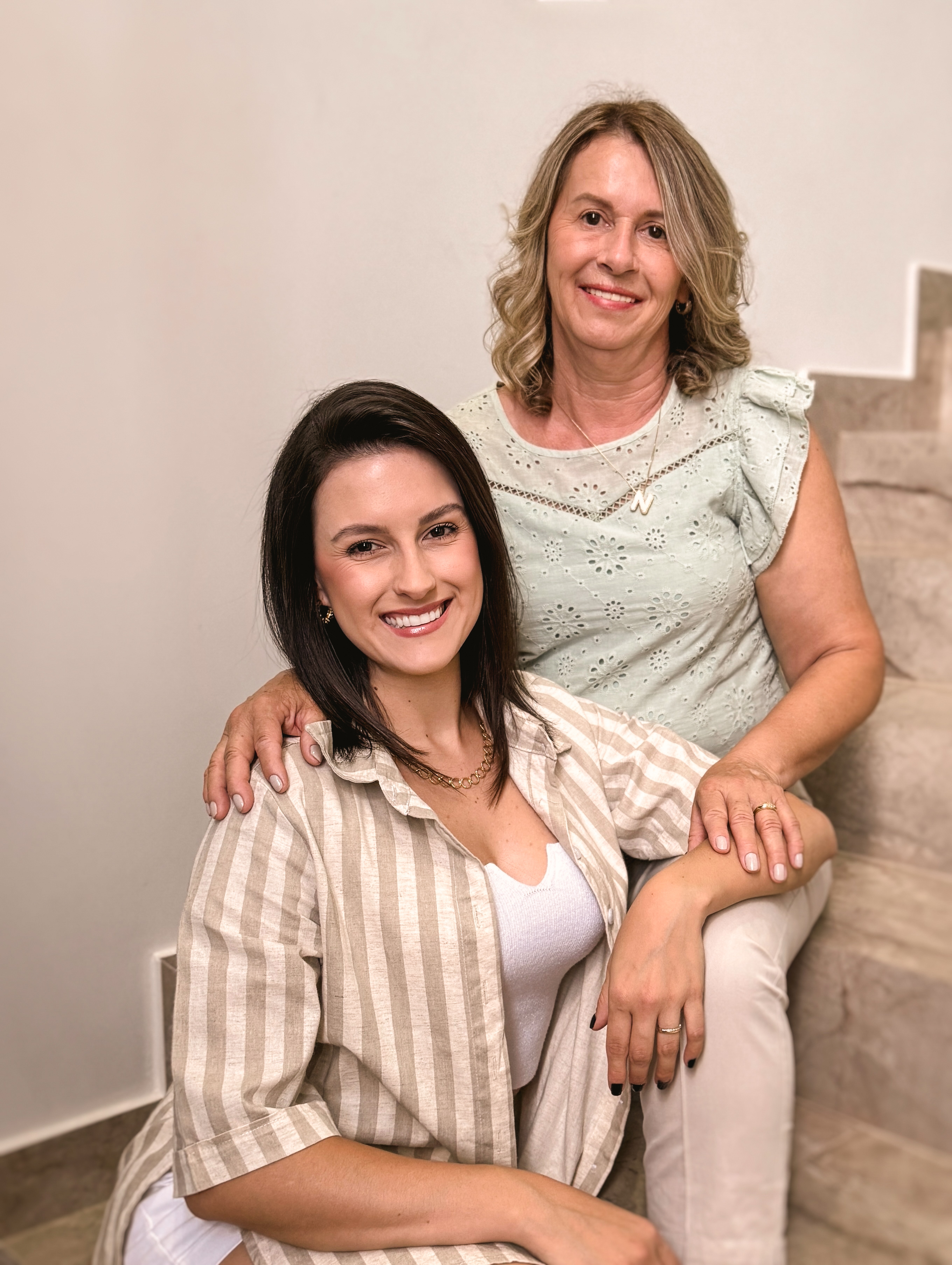 Laiane Caetano e Neusa Caetano