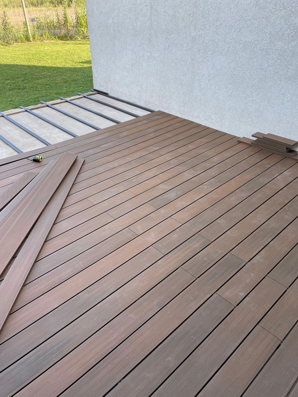 Avance de la instalación del deck