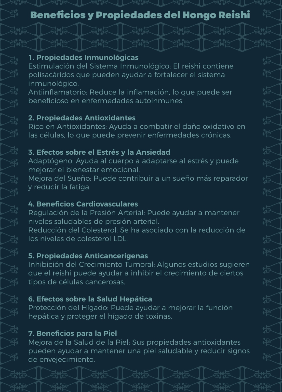 Beneficios del Reishi